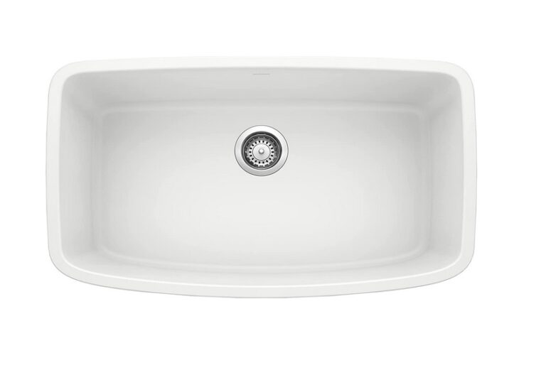 blanco 27 inch valea undermount single bowl kitchen sink