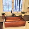 SINKOLOGY - Copper 32"x21" Farmhouse Apron Kitchen Sink MADE IN USA - $699 - Image 2