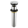 P-LUX Pop Up Drain For Lav / Overflow - Chrome - Image 3