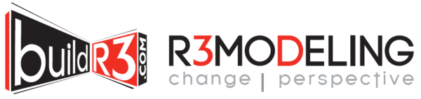 Logo for BuildR3 Remodeling, change perspective.